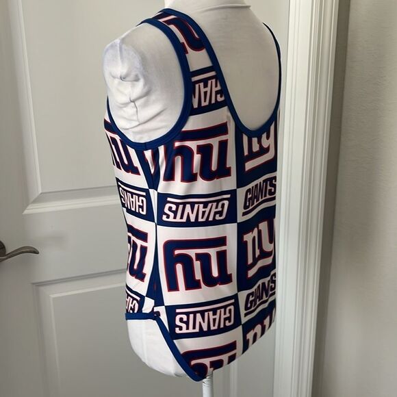 NY Giants Rare One-Piece Bathing Suit Lace up Front NFL Team Apparel SZ L - Picture 3 of 8